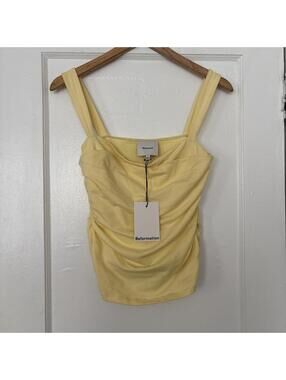 Reformation Women's Yellow Top